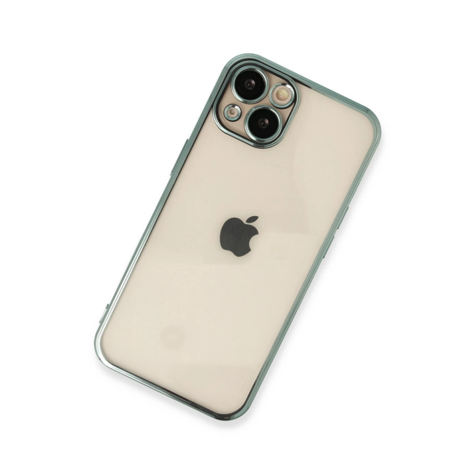 İphone 14 Plus Kılıf Razer Lensli Silikon - Yeşil