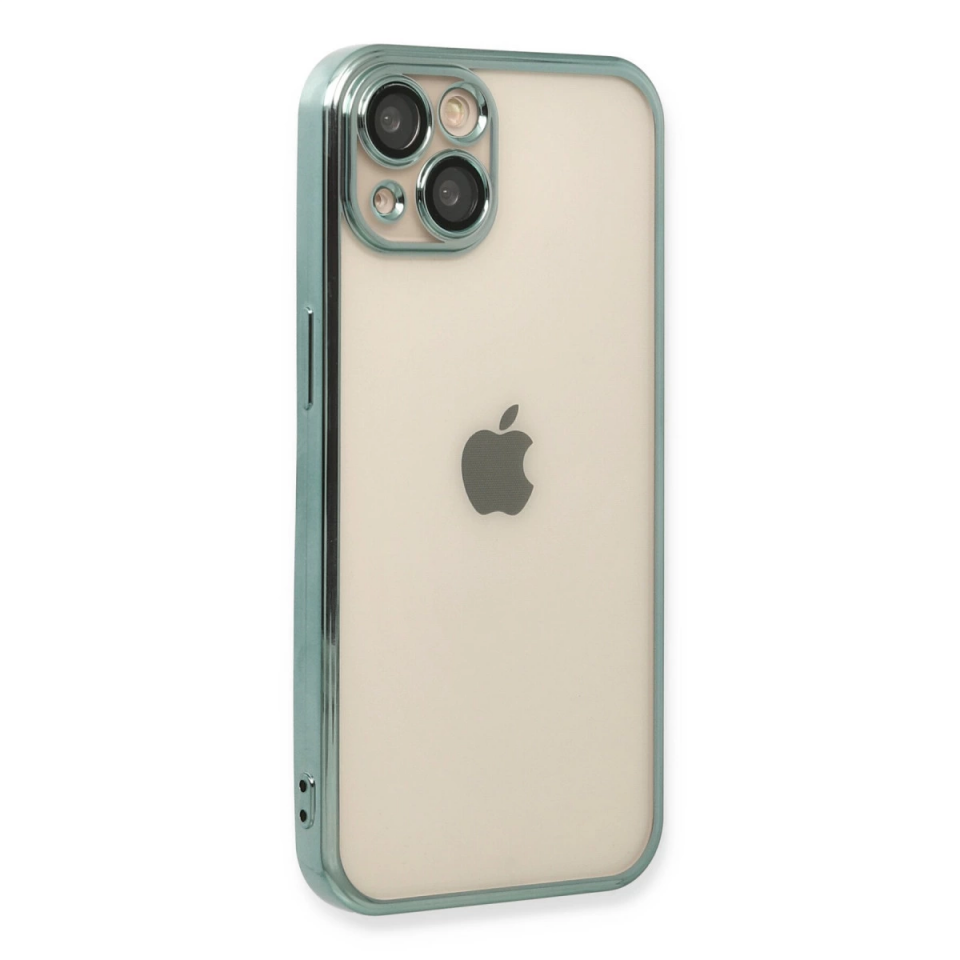 İphone 14 Plus Kılıf Razer Lensli Silikon - Yeşil