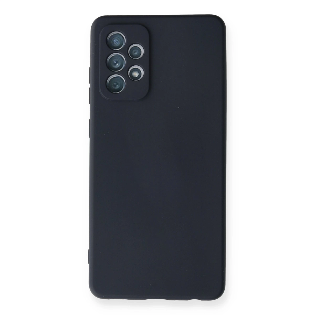 Samsung Galaxy A72 Kılıf Nano İçi Kadife Silikon - Lacivert