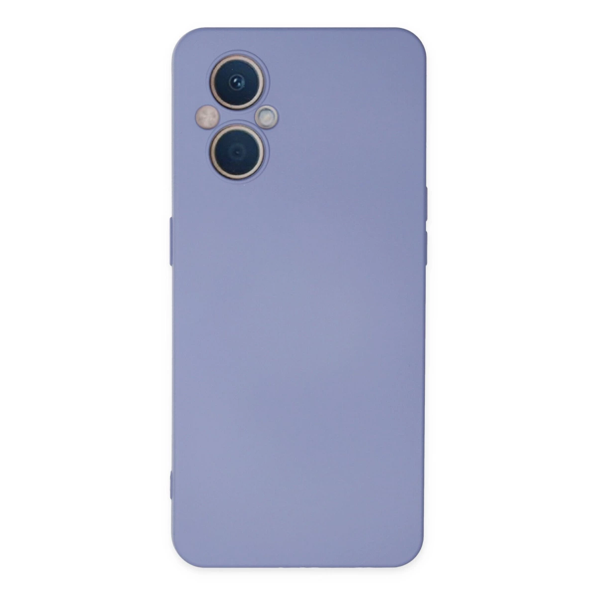 Oppo Reno 7 Lite Kılıf Nano İçi Kadife Silikon - Lila