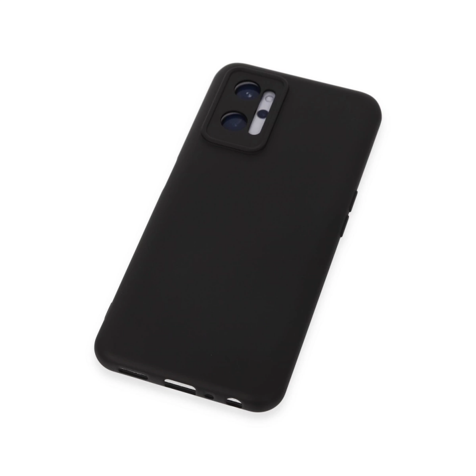 Realme 9i 4g Kılıf Nano İçi Kadife Silikon - Siyah
