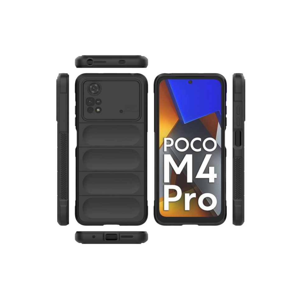 Xiaomi Poco M4 Pro 4g Kılıf Optimum Silikon - Siyah