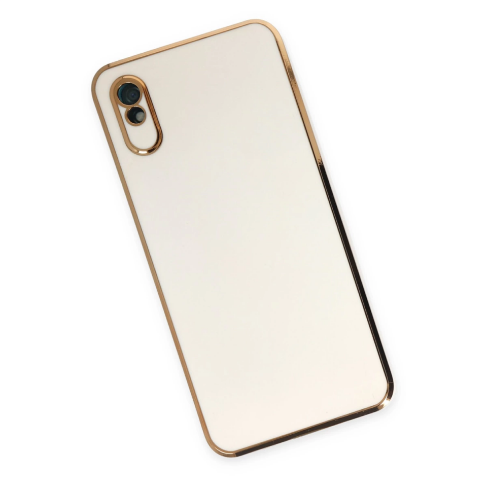 Xiaomi Redmi 9a Kılıf Volet Silikon - Beyaz