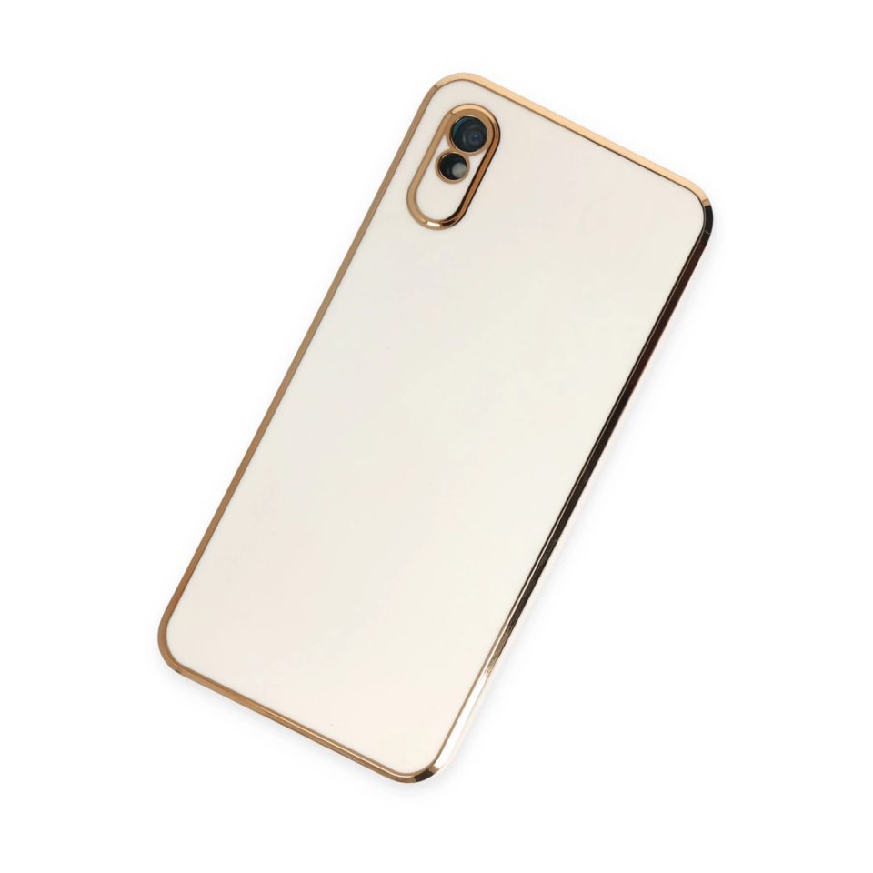 Xiaomi Redmi 9a Kılıf Volet Silikon - Beyaz