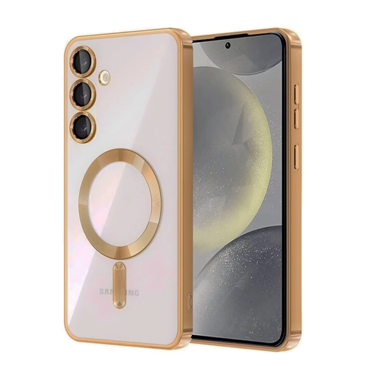 Samsung Galaxy A36 Kross Magneticsafe Kapak - Çöl Titanyum