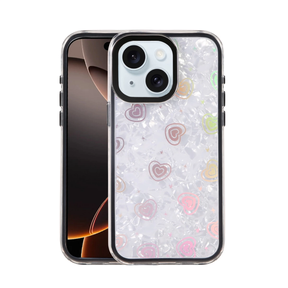 İphone 14 Lumi Desenli Kapak - Siyah