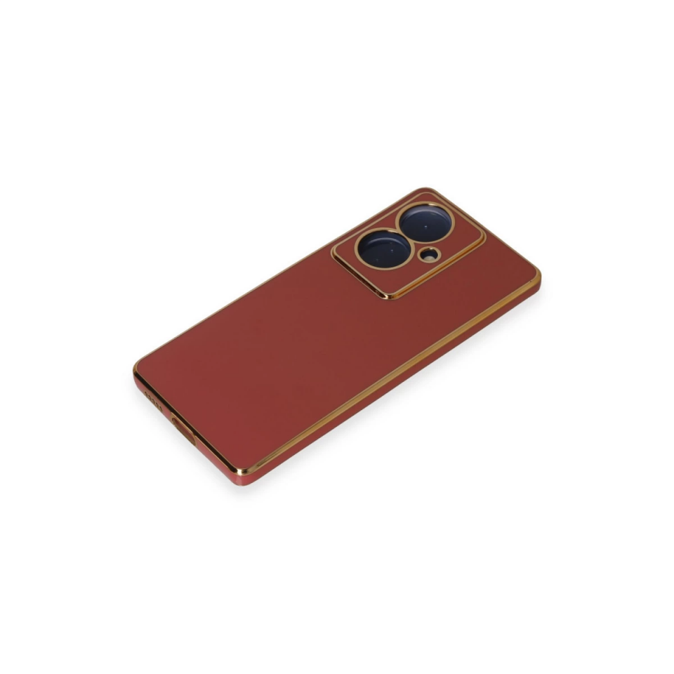 Vivo V29 Lite Kılıf Volet Silikon - Kırmızı