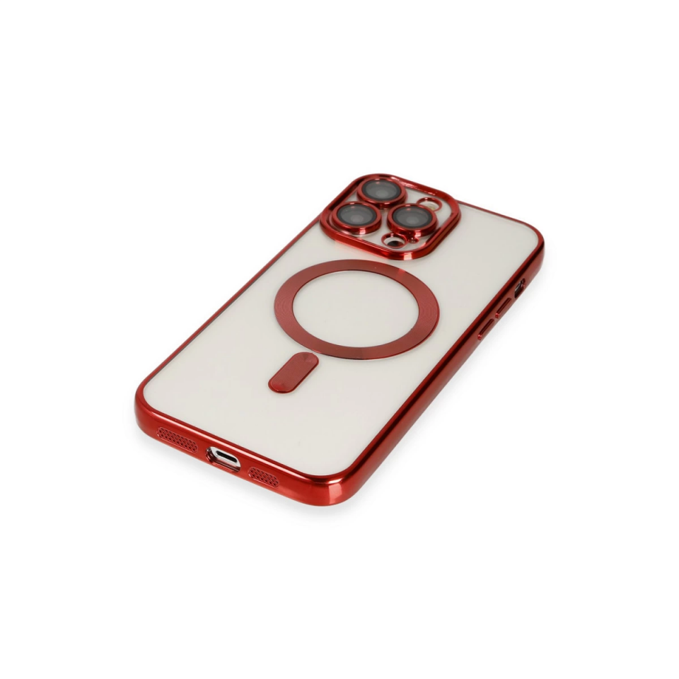 İphone 13 Pro Kılıf Kross Magneticsafe Kapak - Kırmızı