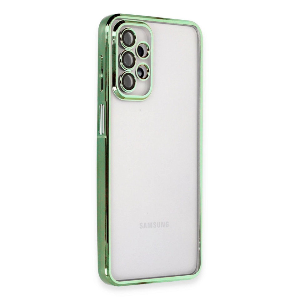 Samsung Galaxy A23 4g Kılıf Razer Lensli Silikon - Yeşil