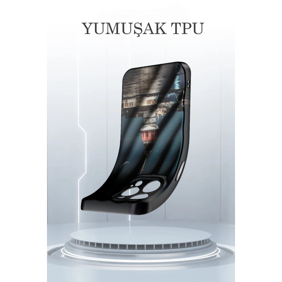 İphone 13 Pro Kılıf Crew Desenli Kapak - Çiçek