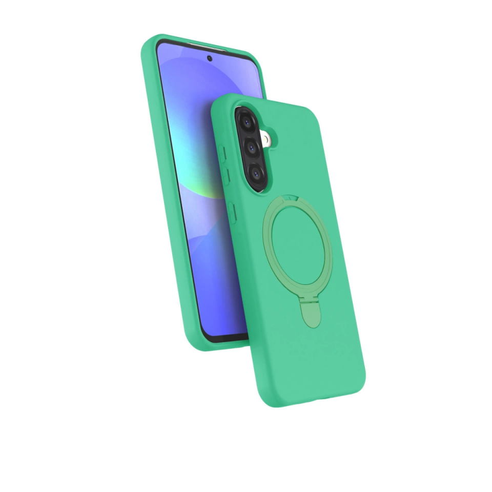 Samsung Galaxy A26 Regal Magsafe Standlı Kapak - Yeşil