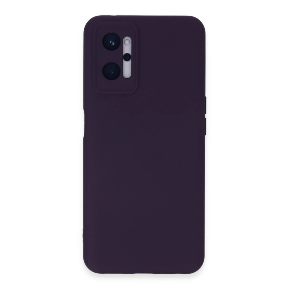 Realme 9i 4g Kılıf Nano İçi Kadife Silikon - Mor