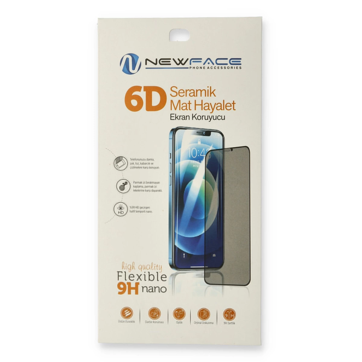 Xiaomi Redmi Note 8 Pro 6d Mat Seramik Hayalet Nano Ekran Koruyucu