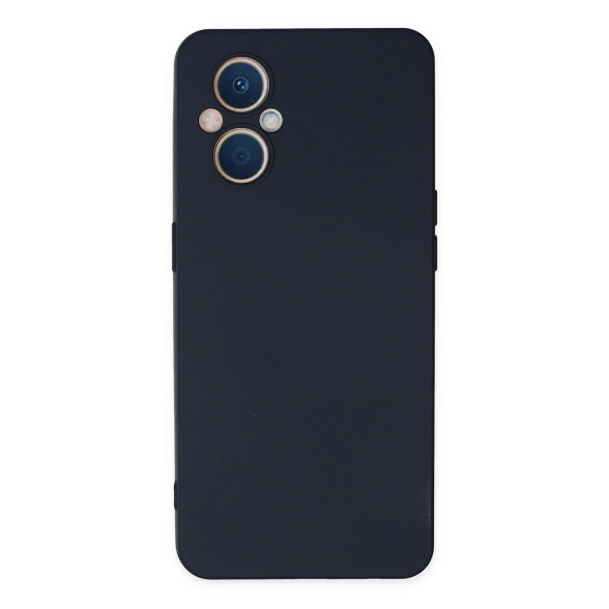 Oppo Reno 7 Lite Kılıf Nano İçi Kadife Silikon - Lacivert
