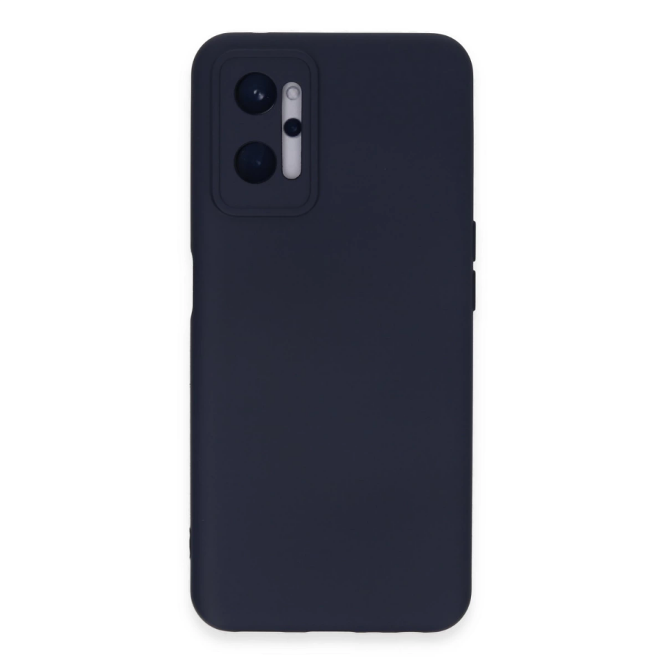 Realme 9i 4g Kılıf Nano İçi Kadife Silikon - Lacivert