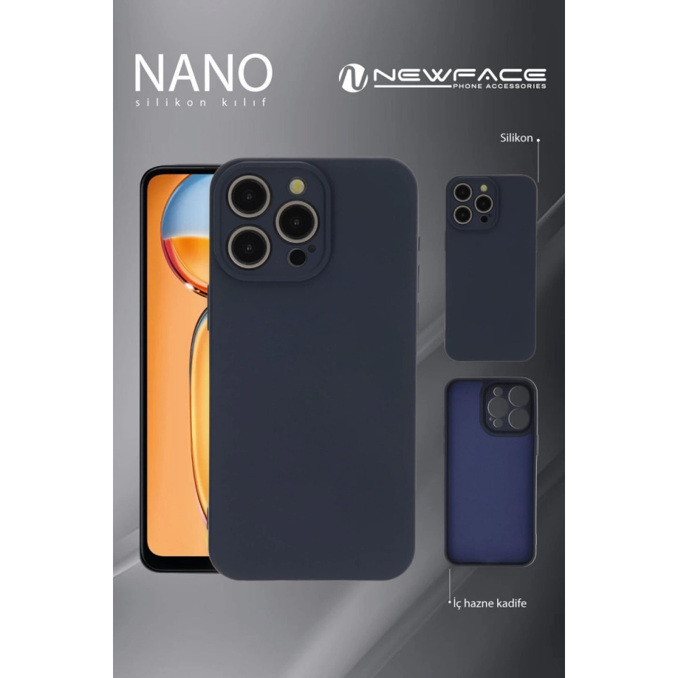 Realme C53 Kılıf Nano İçi Kadife Silikon - Pudra