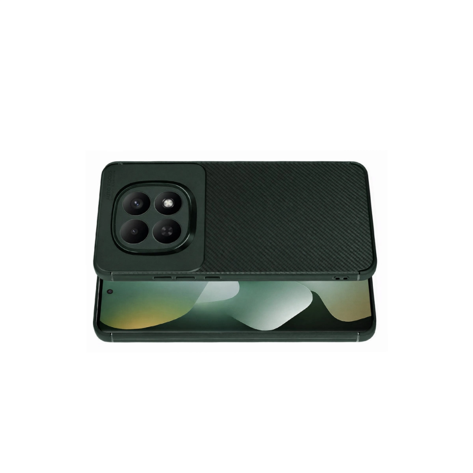 Xiaomi Redmi Note 15 4g Auto Focus Karbon Kapak - Koyu Yeşil