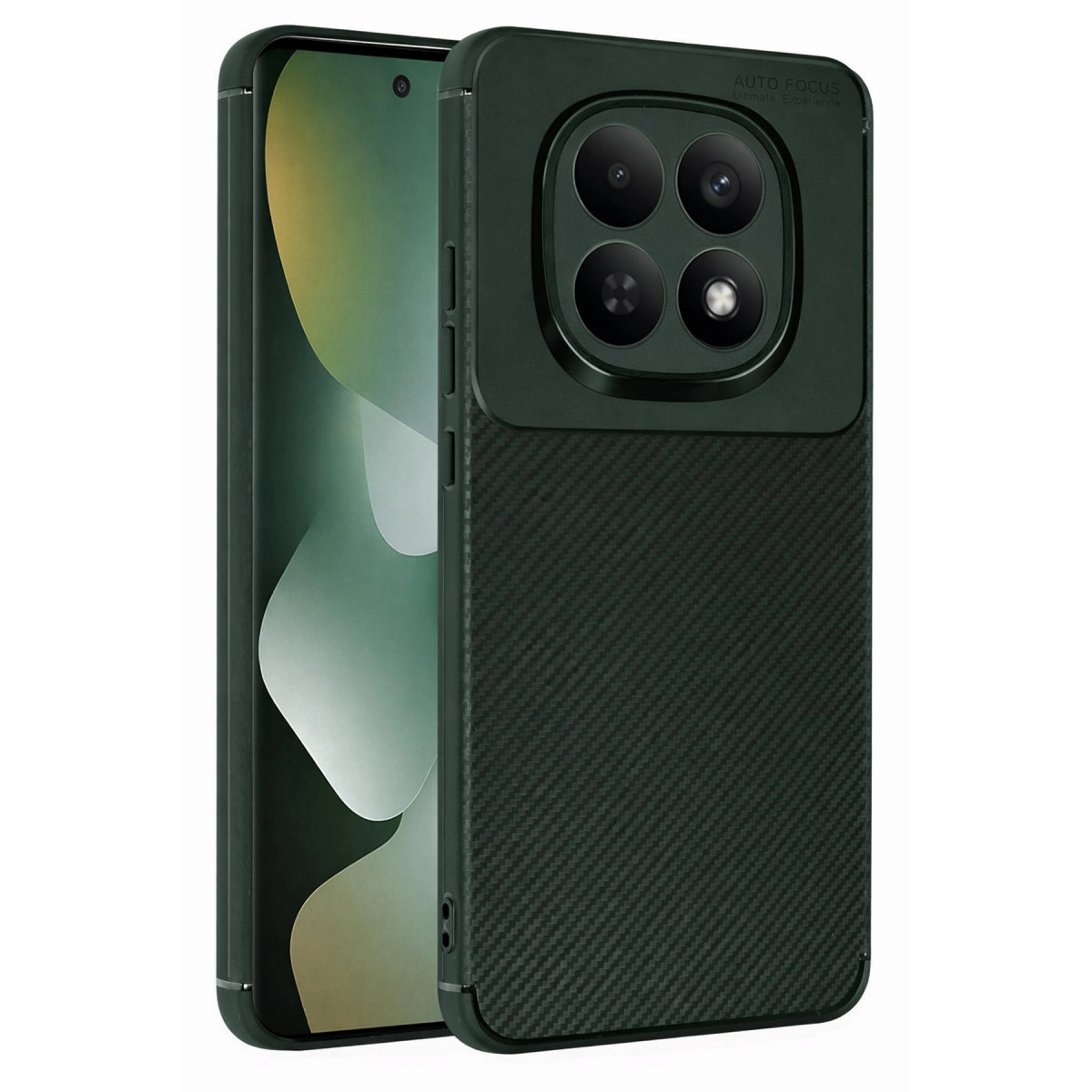 Xiaomi Redmi Note 15 Pro 4g Auto Focus Karbon Kapak - Koyu Yeşil