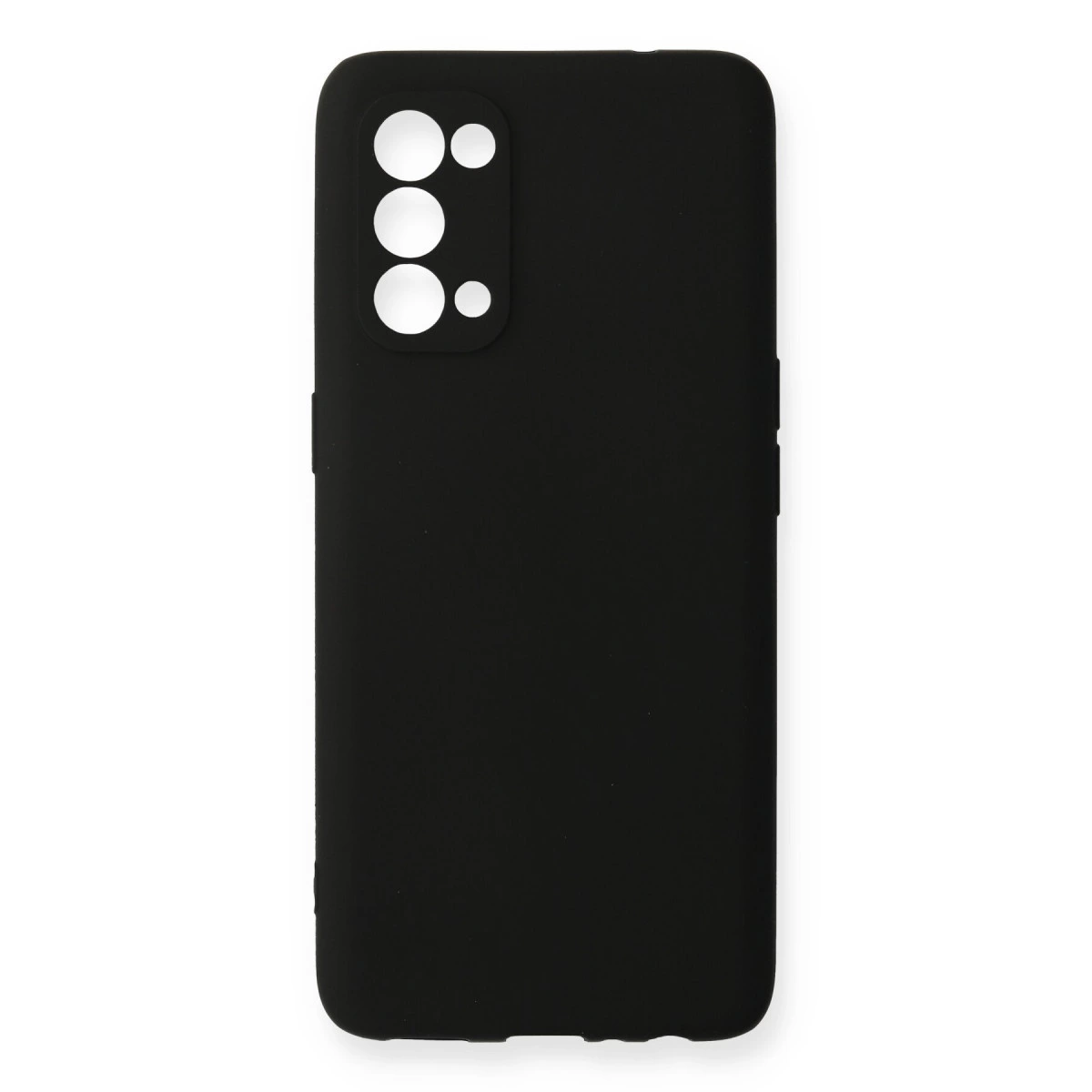Oppo Reno 5 Pro Kılıf First Silikon - Siyah
