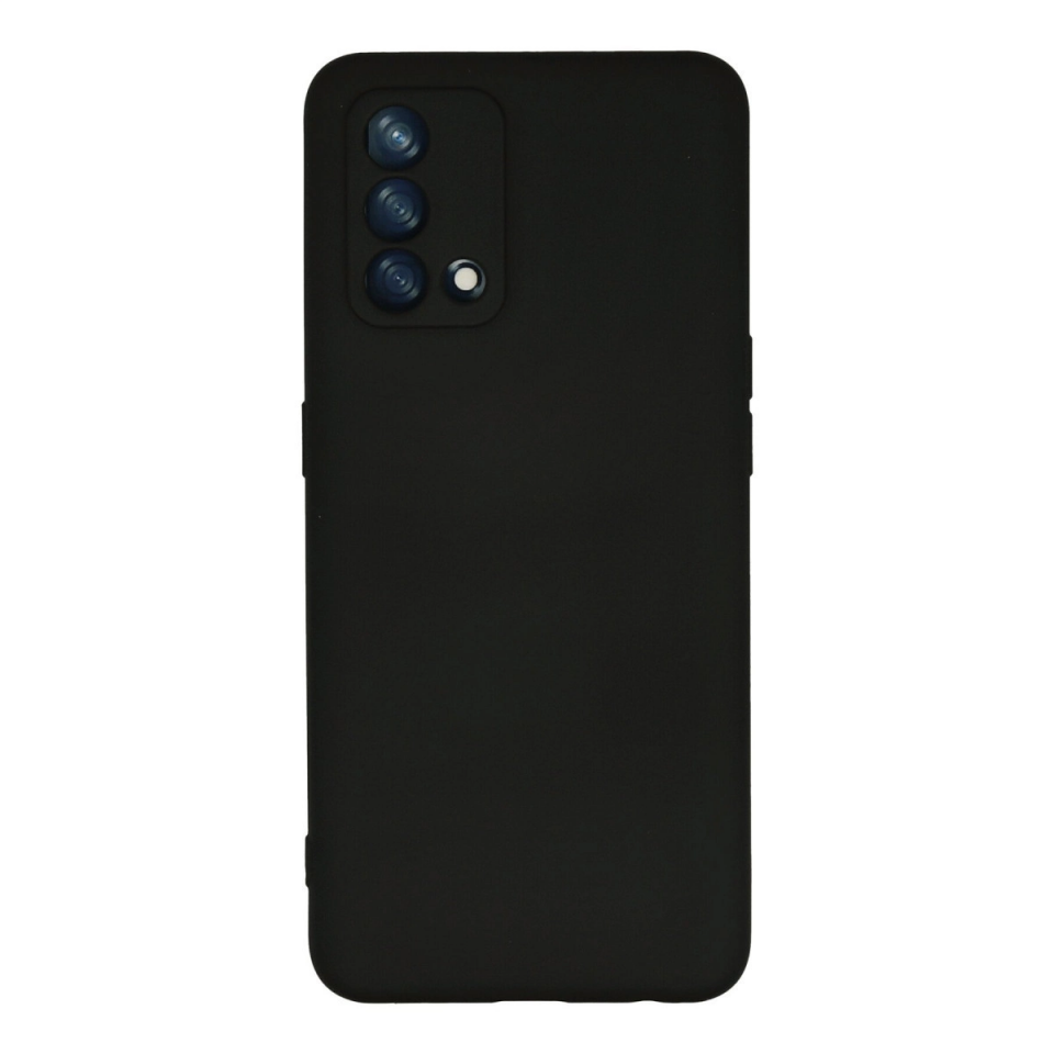Oppo A74 4g Kılıf Nano İçi Kadife Silikon - Siyah
