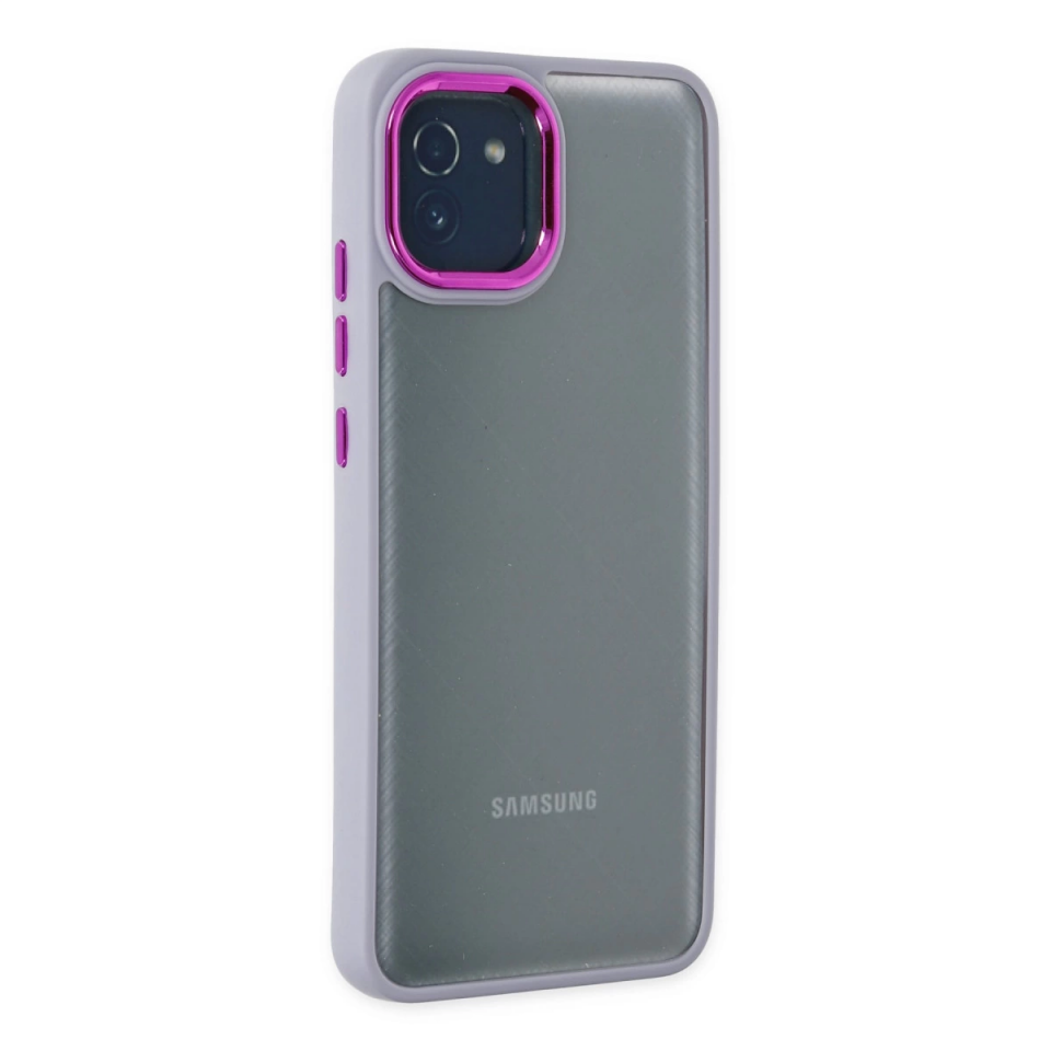 Samsung Galaxy A03 Kılıf Dora Kapak - Lila