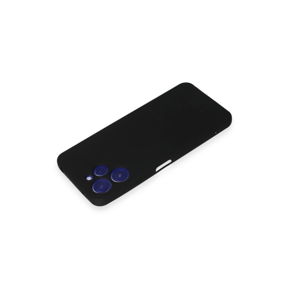 Xiaomi Redmi 12 Kılıf Nano İçi Kadife Silikon - Siyah