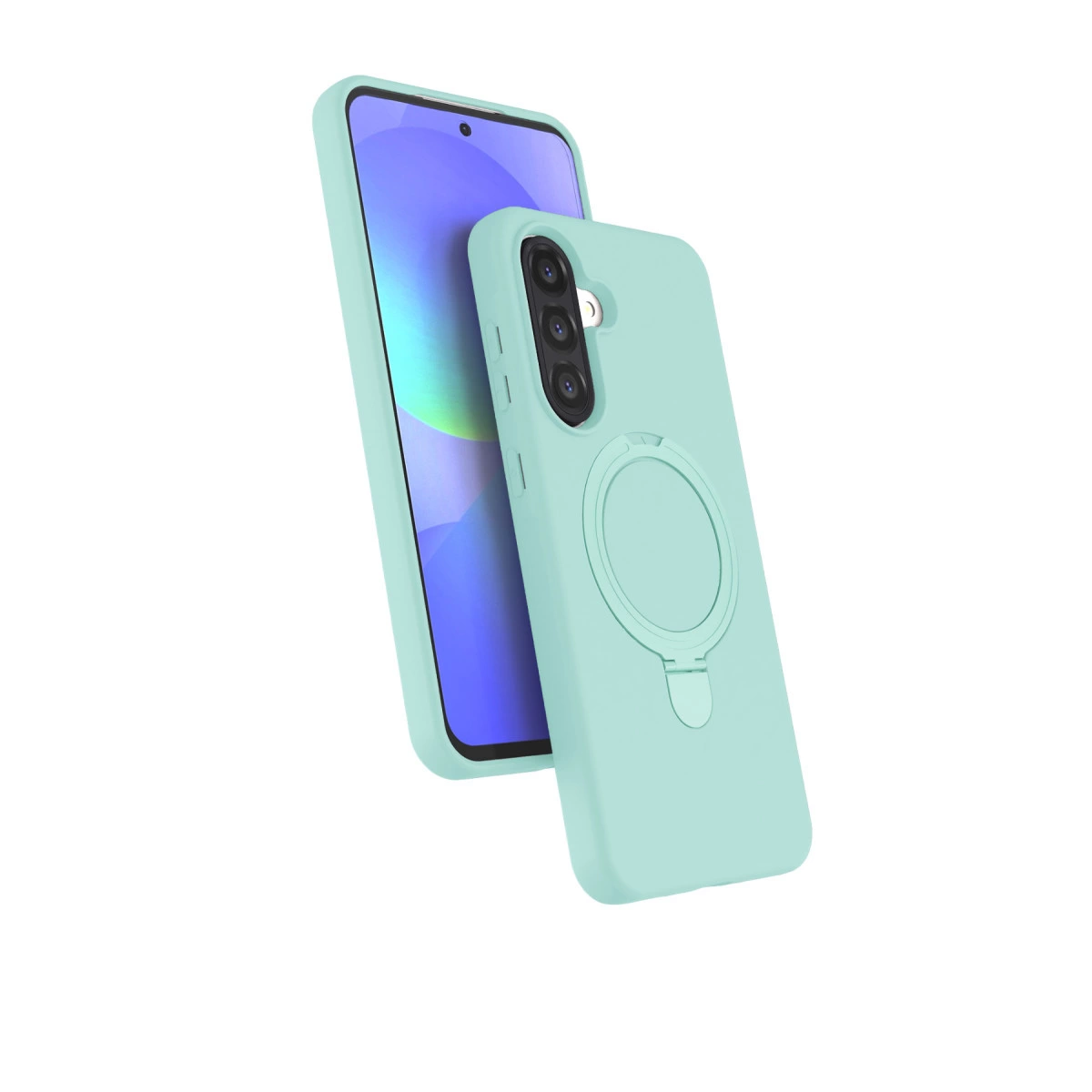 Samsung Galaxy A56 Regal Magsafe Standlı Kapak - Su Yeşili