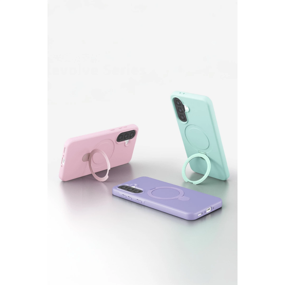 Samsung Galaxy A56 Regal Magsafe Standlı Kapak - Yeşil