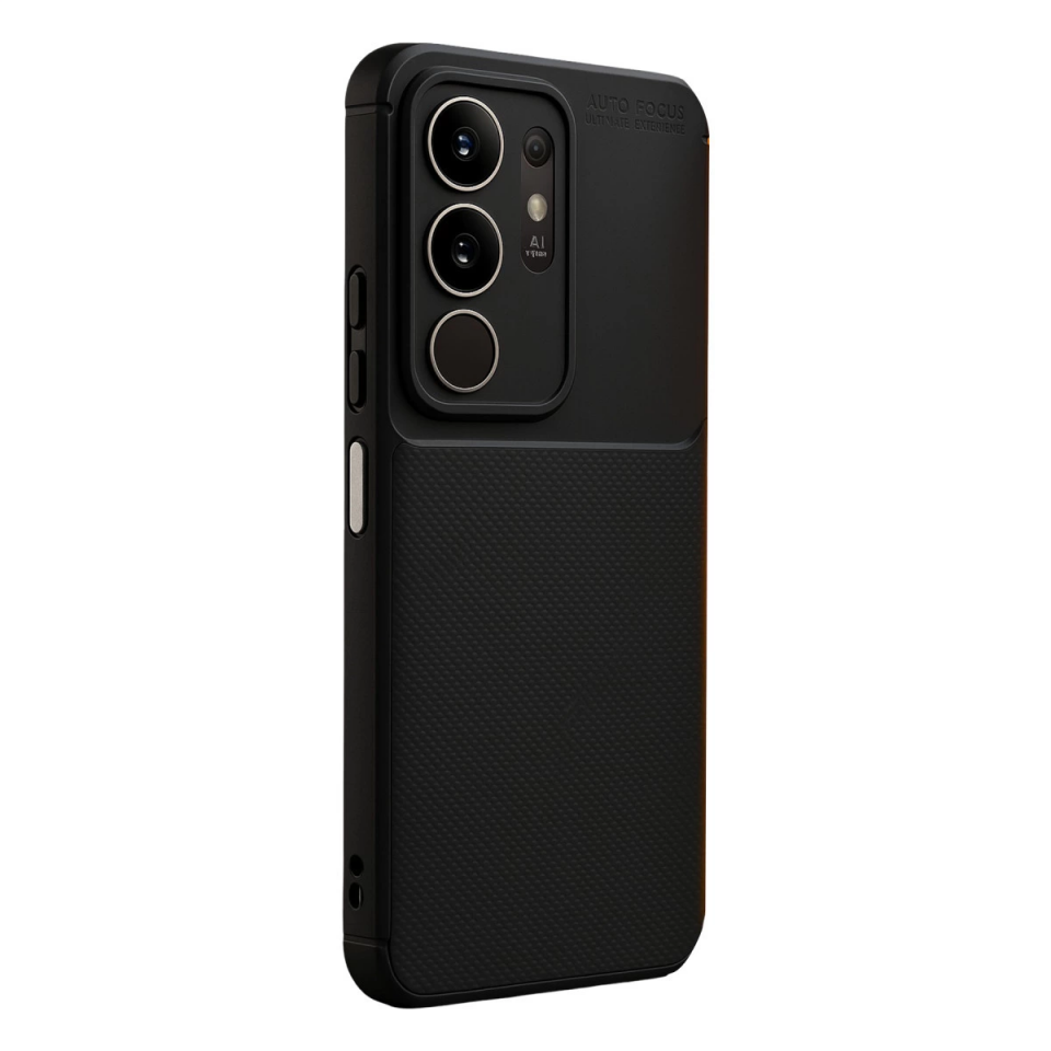 Vivo Y29 4g Auto Focus Karbon Kapak - Siyah