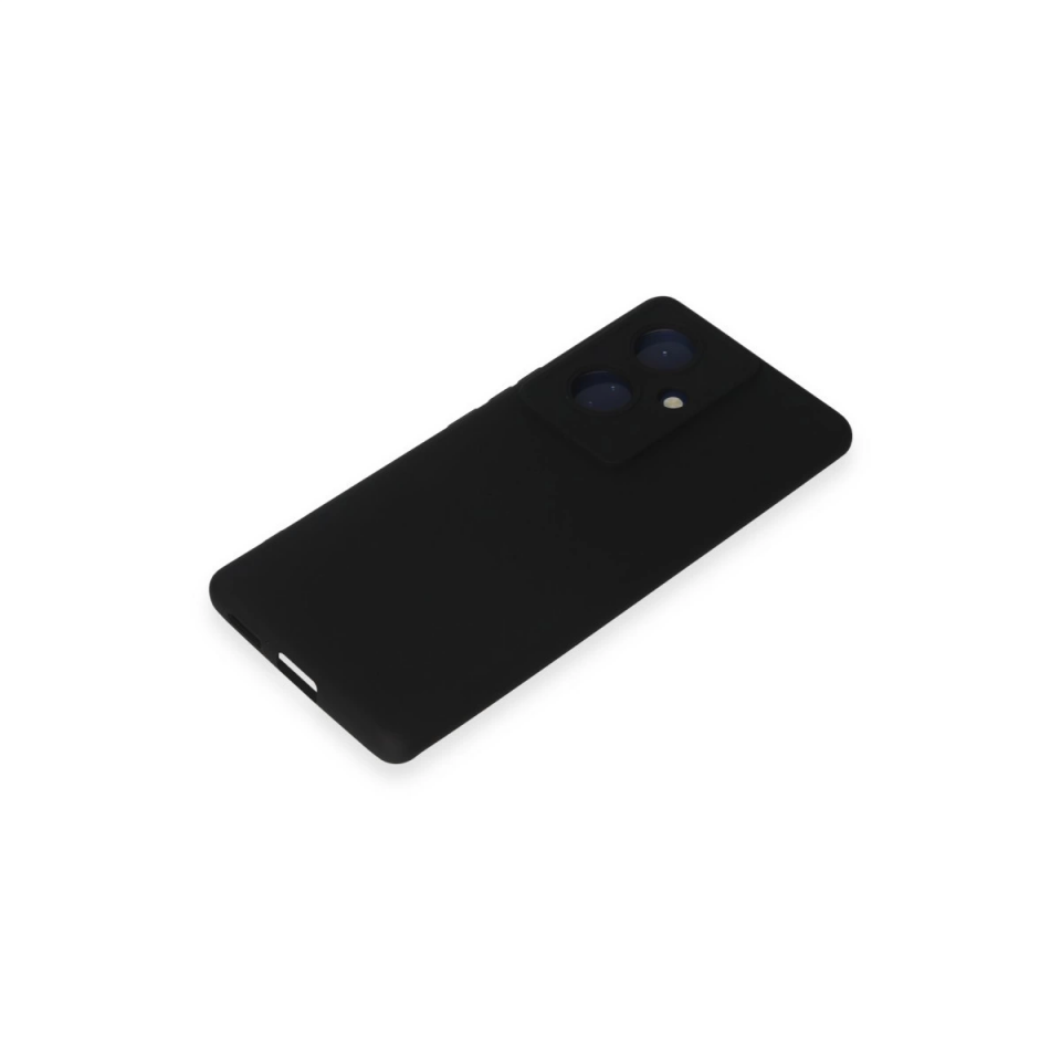 Vivo V29 Lite Kılıf Nano İçi Kadife Silikon - Siyah