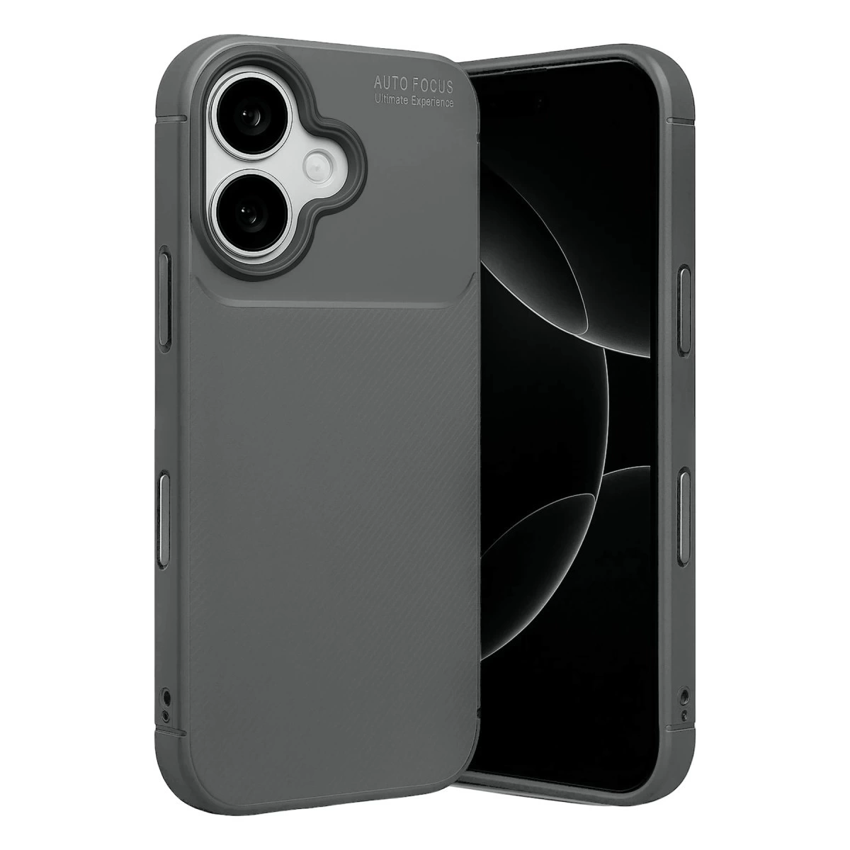 İphone 17 Auto Focus Karbon Kapak - Gri