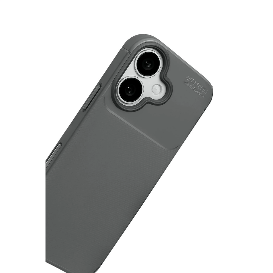 İphone 17 Auto Focus Karbon Kapak - Gri