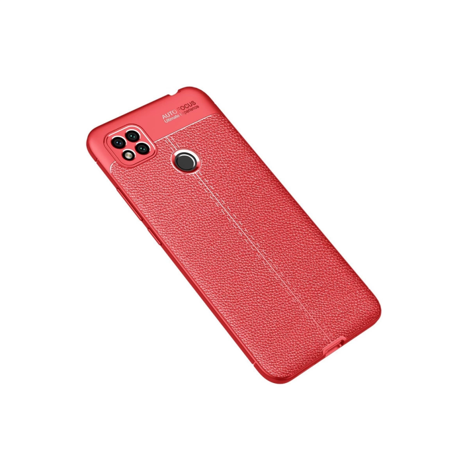 Xiaomi Redmi 9c Kılıf Auto Focus Kapak - Kırmızı