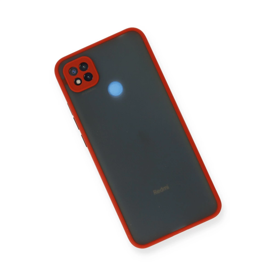 Xiaomi Redmi 9c Kılıf Montreal Silikon Kapak - Kırmızı