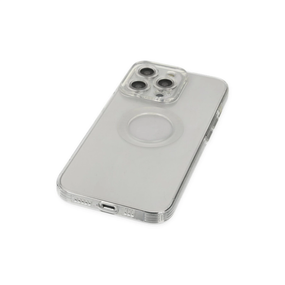 İphone 14 Pro Kılıf Santa Lens Silikon - Şeffaf
