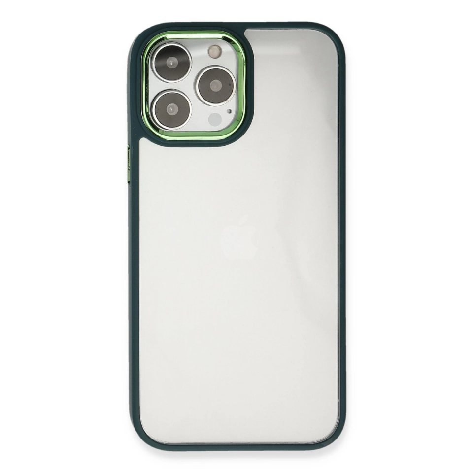 İphone 14 Pro Kılıf Dora Kapak - Haki Yeşil