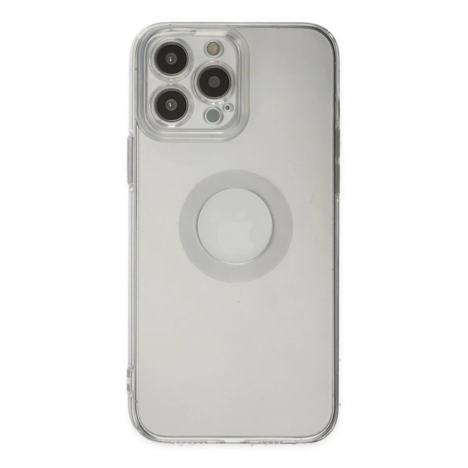 İphone 14 Pro Max Kılıf Santa Lens Silikon - Şeffaf