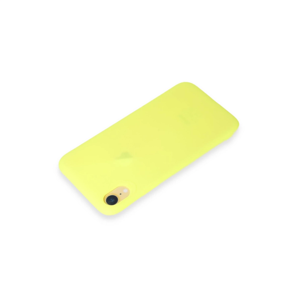 İphone Xr Kılıf First Silikon - Parlak Yeşil