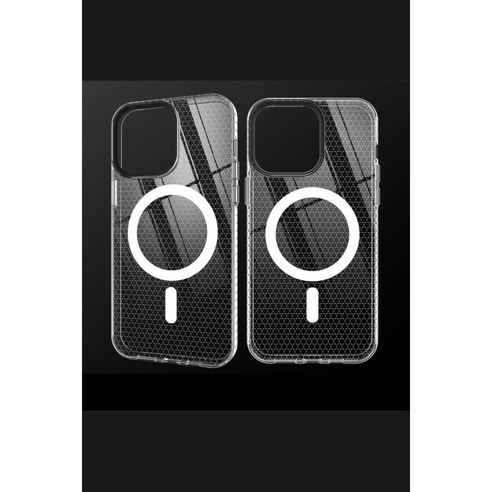 İphone 12 Pro Max Kılıf Beta Magneticsafe Silikon - Şeffaf