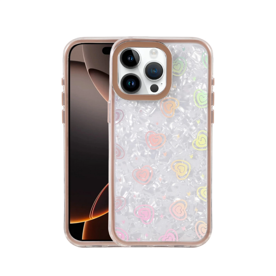 İphone 15 Pro Lumi Desenli Kapak - Çöl Titanyum