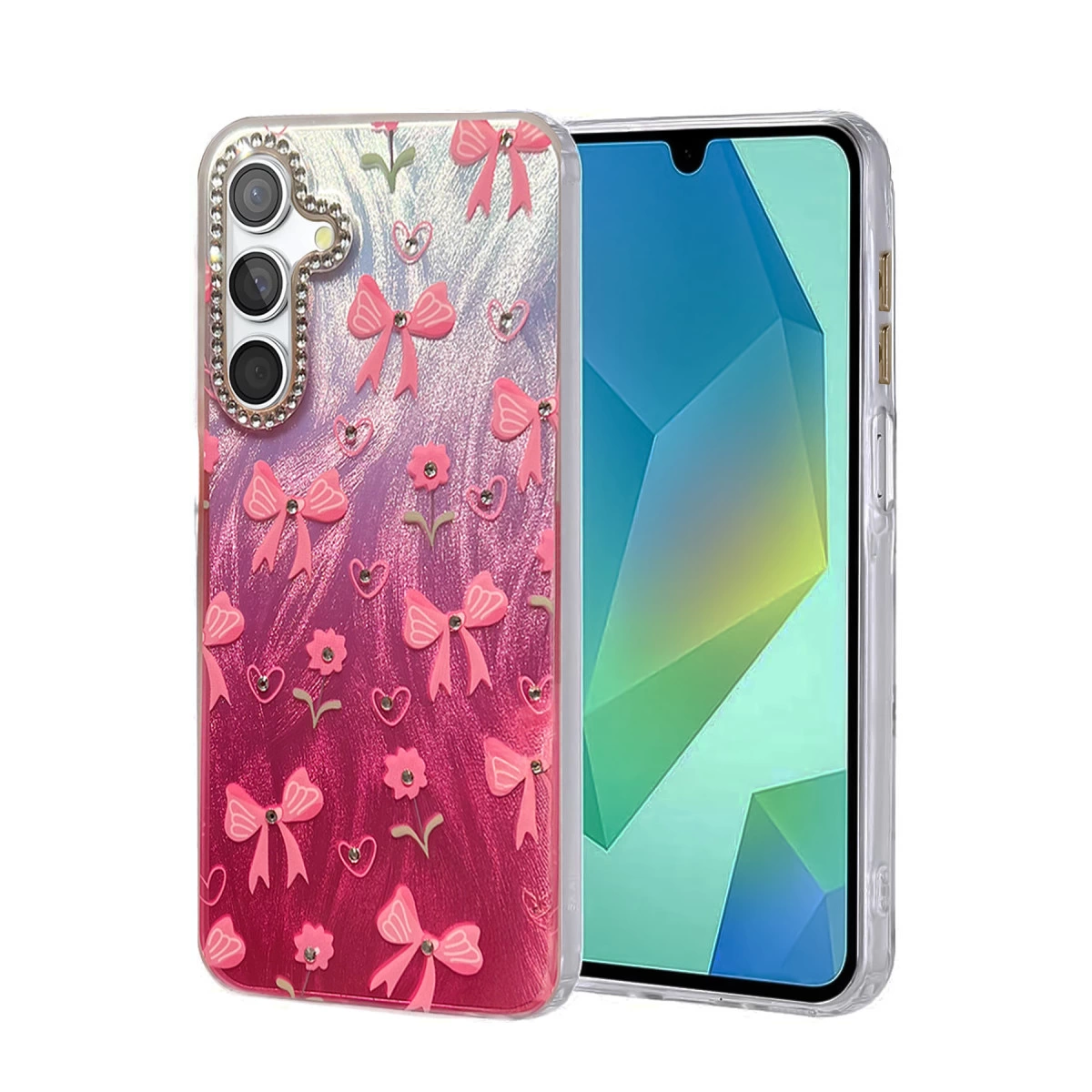 Samsung Galaxy A14 4g Kılıf Blade Aynalı Desenli Kapak - Desen 3