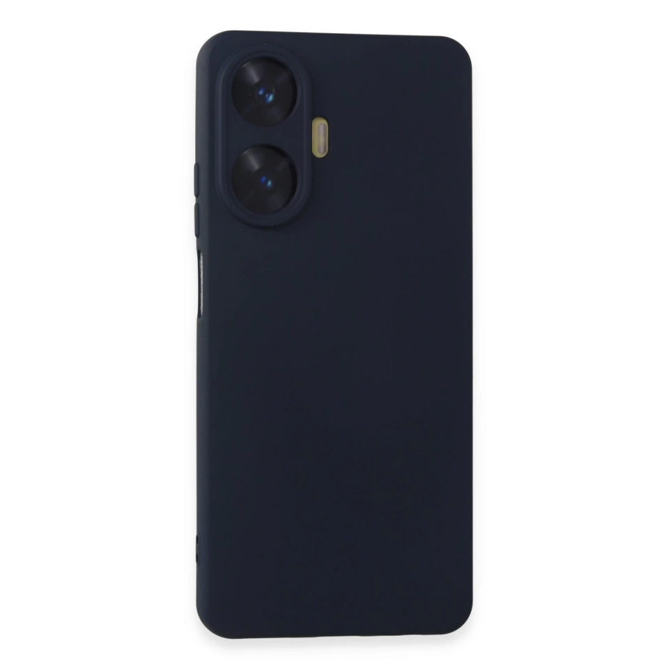 Realme C55 Kılıf Nano İçi Kadife Silikon - Lacivert