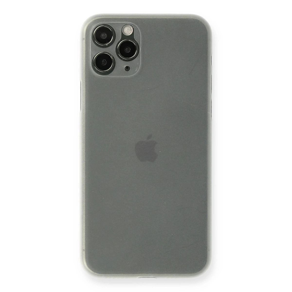 İphone 11 Pro Max Kılıf Pp Ultra İnce Kapak - Beyaz
