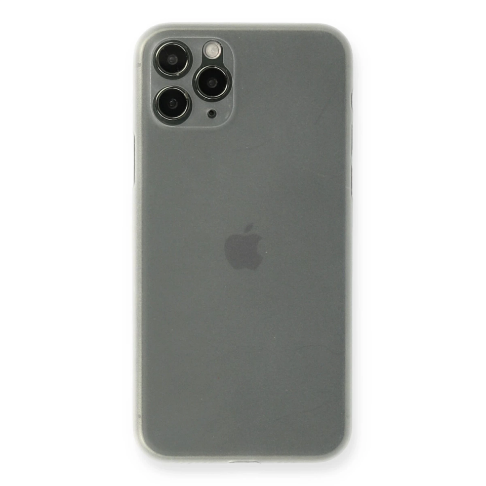 İphone 11 Pro Max Kılıf Pp Ultra İnce Kapak - Beyaz