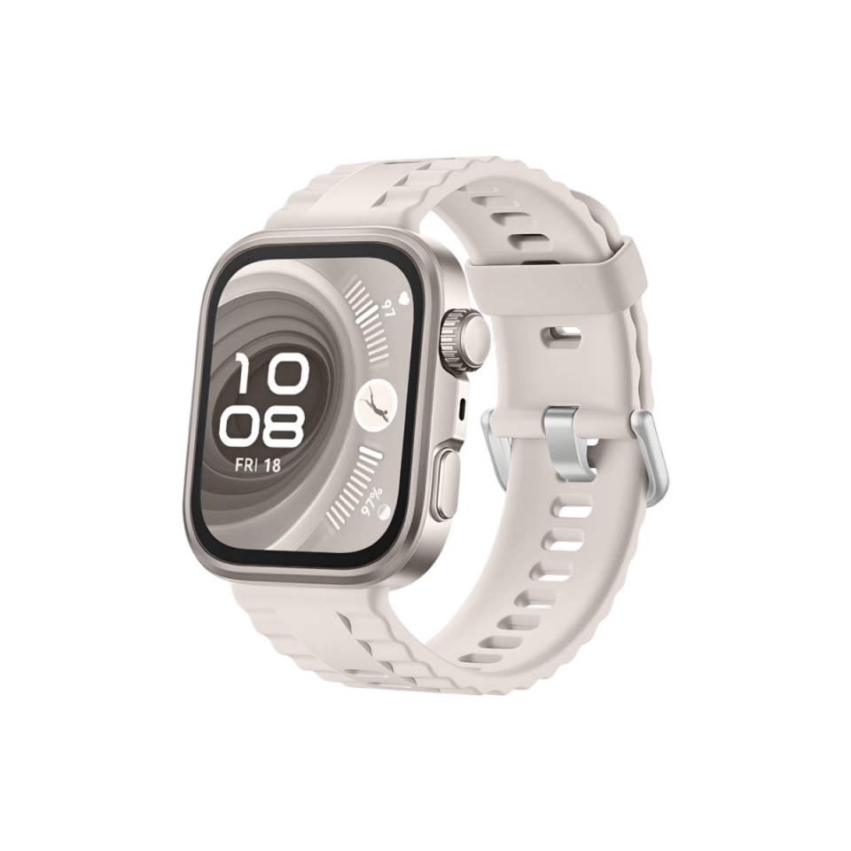 Huawei Fit 4 Nova Silikon Kordon - Bej