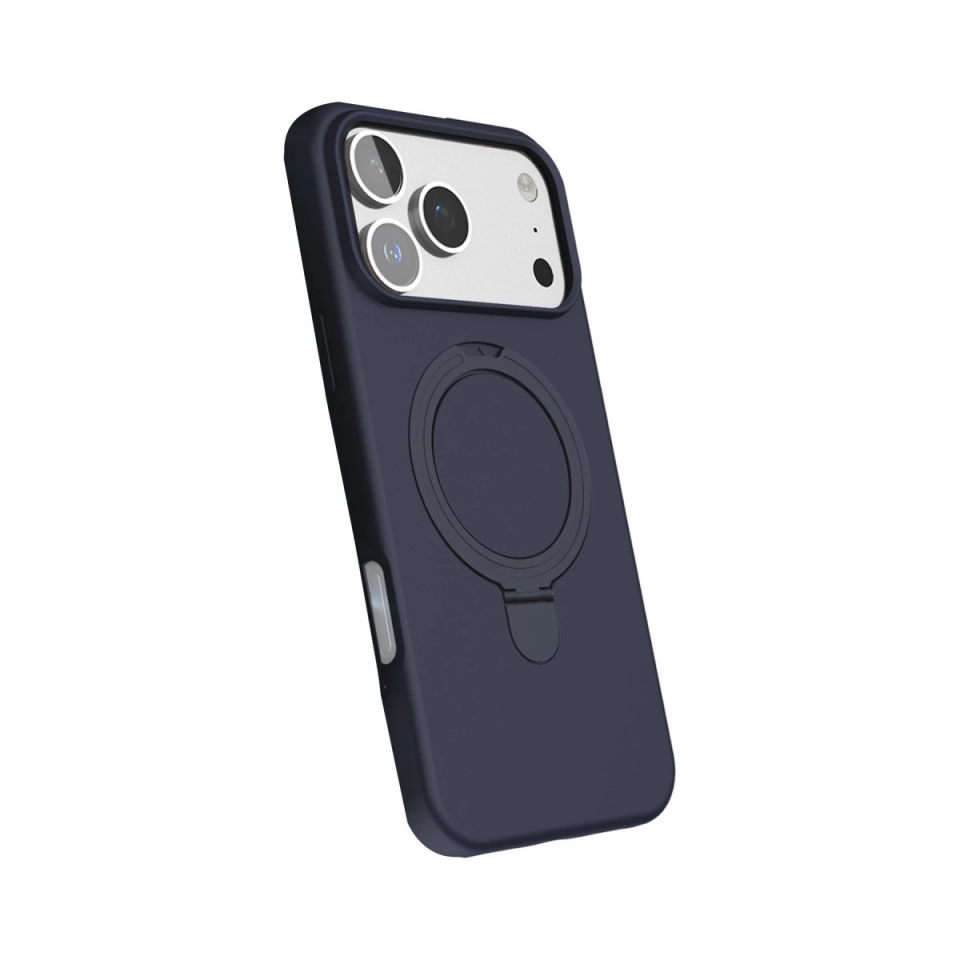 İphone 17 Pro Max Regal Magsafe Standlı Kapak - Lacivert