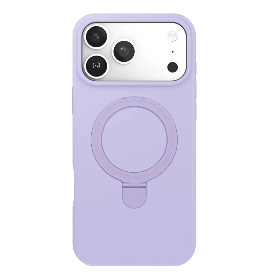 İphone 17 Pro Max Regal Magsafe Standlı Kapak - Lila