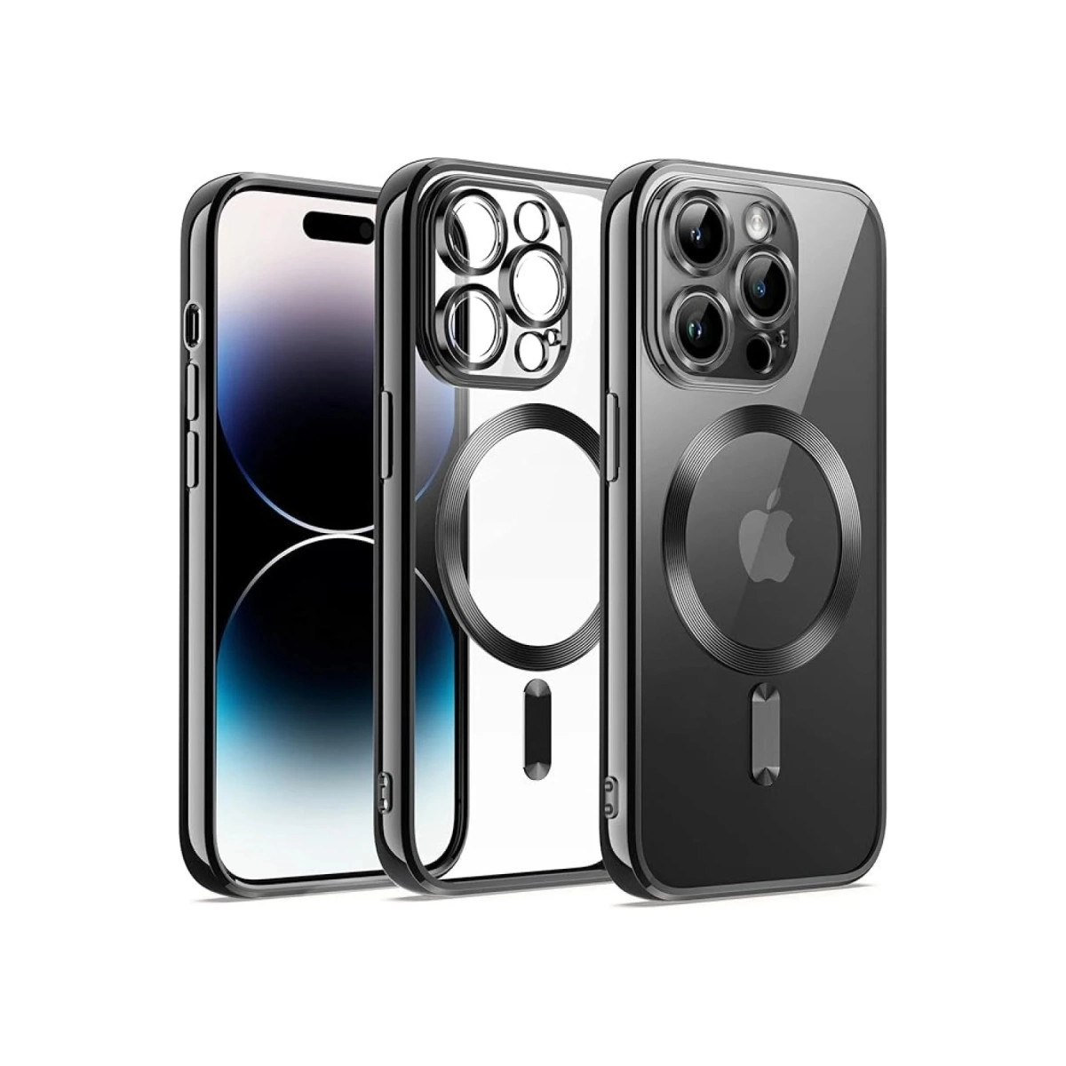 İphone 13 Pro Max Kılıf Kross Magneticsafe Kapak - Siyah