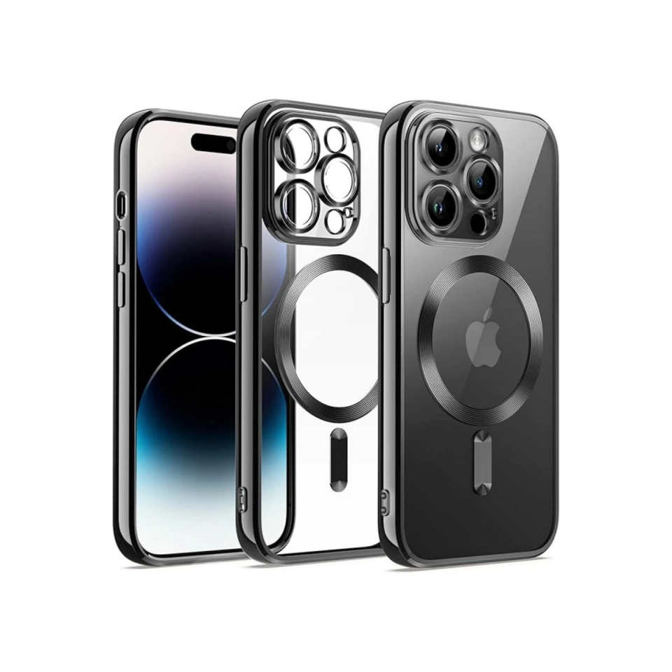 İphone 13 Pro Max Kılıf Kross Magneticsafe Kapak - Siyah