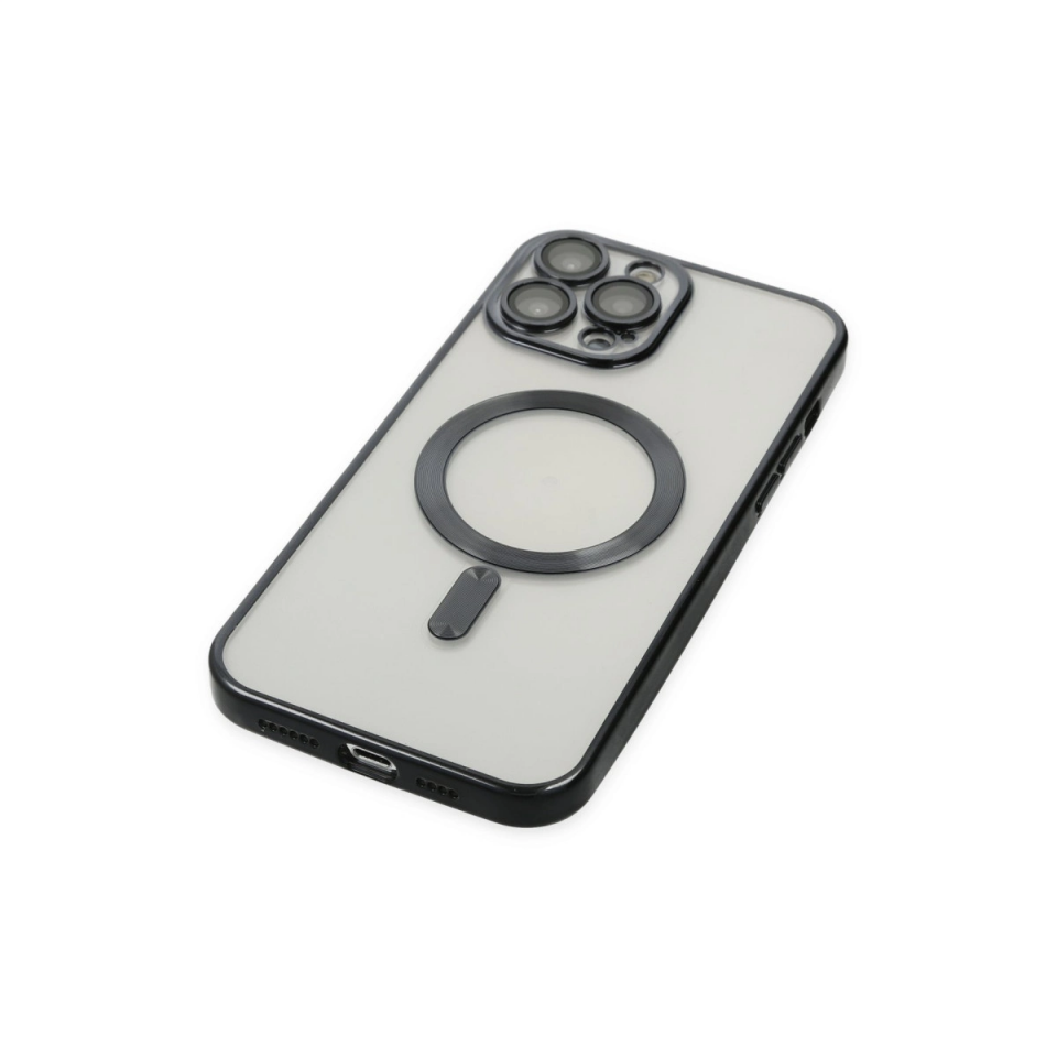 İphone 13 Pro Max Kılıf Kross Magneticsafe Kapak - Siyah